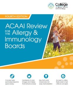 ACAAI Review for the Allergy & Immunology Boards, Fourth Edition (Book + Flashcards)