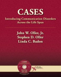 Cases: Introducing Communication Disorders Across the Life Span (PDF)