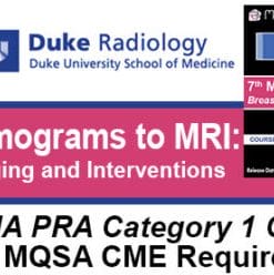 Duke Radiology 7th Mammograms to MRI 2016 (CME Videos)