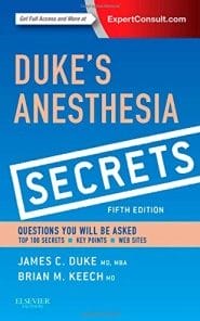 Duke’s Anesthesia Secrets, 5th Edition (PDF)