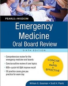 Emergency Medicine Oral Board Review: Pearls of Wisdom, Sixth Edition (PDF)