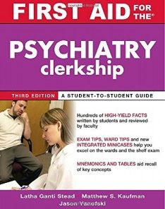 First Aid for the Psychiatry Clerkship, Third Edition (PDF)