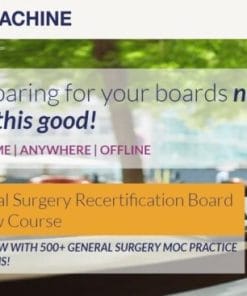 General Surgery Recertification Board Review Course 2016 (ThePassMachine) (Videos+PDFs)