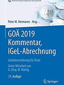 GOÄ 2019 Kommentar, IGeL-Abrechnung