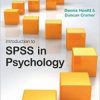 Introduction to SPSS in Psychology, 6th edition