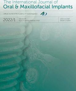 The International Journal of Oral & Maxillofacial Implants, 01/2022 (PDF)