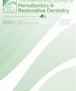 International Journal of Periodontics & Restorative Dentistry, 01/2022 (PDF)