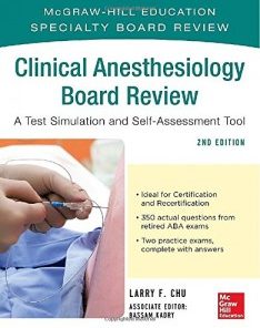 McGraw-Hill Specialty Board Review Clinical Anesthesiology, Second Edition (PDF)