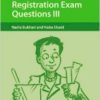 Registration Exam Questions III (Tomorrow’s Pharmacist)