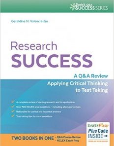 Research Success: A Q&A Review Applying Critical Thinking to Test Taking