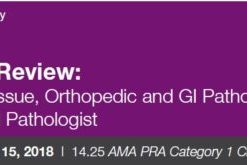 2018 Pathology Review Breast, Soft Tissue, Orthopedic and GI Pathology for the General Pathologist (CME VIDEOS)