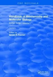 Handbook of Biochemistry: Section B Nucleic Acids, Volume I 3rd Edition