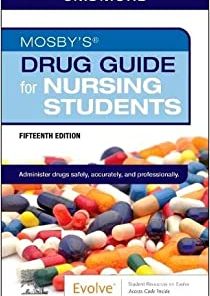 Mosby’s Drug Guide for Nursing Students,15th Edition (PDF)