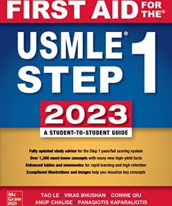 First Aid for the USMLE Step 1 2023, Thirty Third Edition 33rd Edition