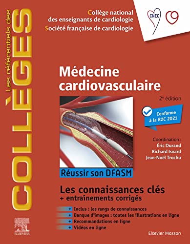 Médecine cardio-vasculaire: Réussir son DFASM – Connaissances clés (French Edition) Kindle Edition Médecine cardio-vasculaire: Réussir son DFASM – Connaissances clés (French Edition) Kindle Edition