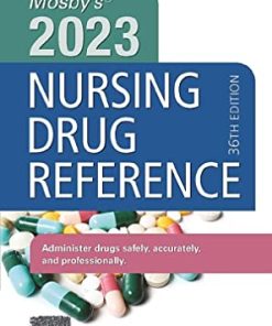 Mosby’s 2023 Nursing Drug Reference (Skidmore Nursing Drug Reference), 36th edition (PDF)