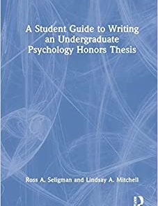 A Student Guide to Writing an Undergraduate Psychology Honors Thesis, 1st edition (EPUB)