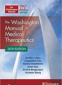 The Washington Manual of Medical Therapeutics, 36th Edition (PDF)