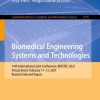 Biomedical Engineering Systems and Technologies (EPUB)