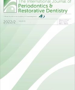 International Journal of Periodontics and Restorative Dentistry, 2/2022 (PDF)