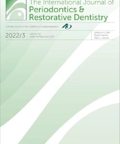 International Journal of Periodontics and Restorative Dentistry, 3/2022 (PDF)