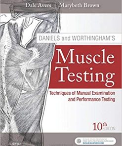 Daniels and Worthingham’s Muscle Testing 10th Edition (PDF)