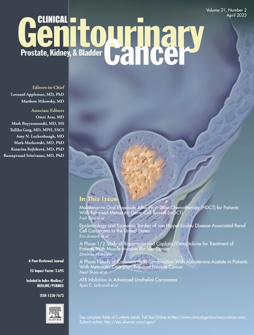 Clinical Genitourinary Cancer: Volume 21 (Issue 1 to Issue 2) 2023 PDF