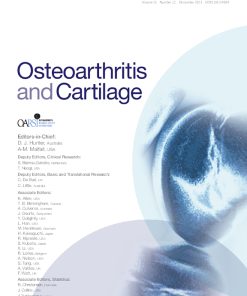 Osteoarthritis and Cartilage: Volume 31 (Issue 1 to Issue 12) 2023 PDF