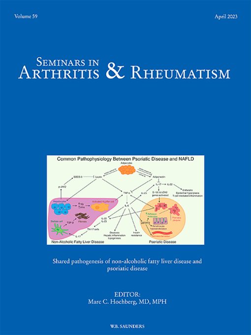 Seminars in Arthritis and Rheumatism: Volume 58 to Volume 63 2023 PDF