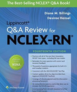 Lippincott Q&A Review for NCLEX-RN (Lippioncott’s Review For NCLEX-RN) Fourteenth (EPUB)