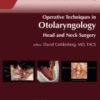 Operative Techniques in Otolaryngology-Head and Neck Surgery PDF