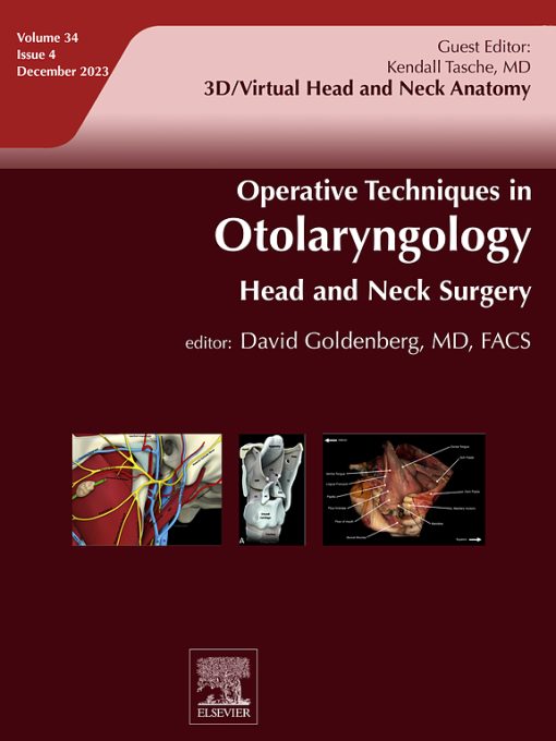 Operative Techniques in Otolaryngology-Head and Neck Surgery PDF