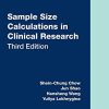 Sample Size Calculations in Clinical Research, Third Edition (PDF)