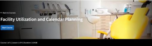 Facility Utilization and Calendar Planning