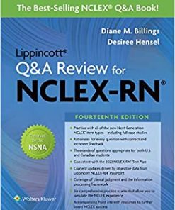 Lippincott Q&A Review for NCLEX-RN (Lippioncott’s Review For NCLEX-RN), 14th Edition (EPUB)