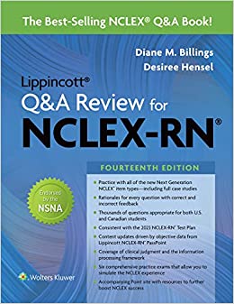 Lippincott Q&A Review for NCLEX-RN (Lippioncott’s Review For NCLEX-RN), 14th Edition (EPUB) Lippincott Q&A Review for NCLEX-RN (Lippioncott’s Review For NCLEX-RN), 14th Edition (EPUB)