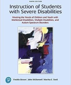 Instruction of Students with Severe Disabilities, 9th Edition (PDF)