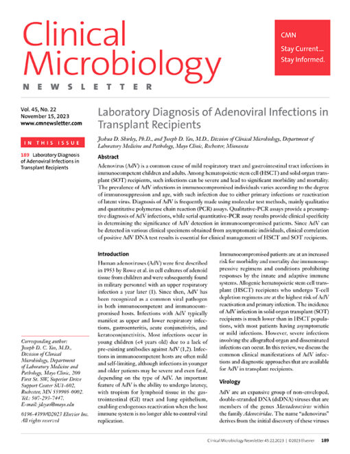 Clinical Microbiology Newsletter PDF