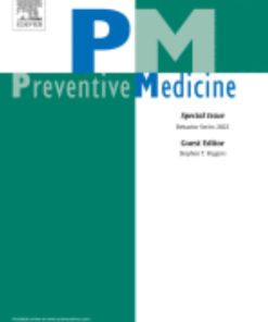 Preventive Medicine: Volume 154 to Volume 165 2022 PDF