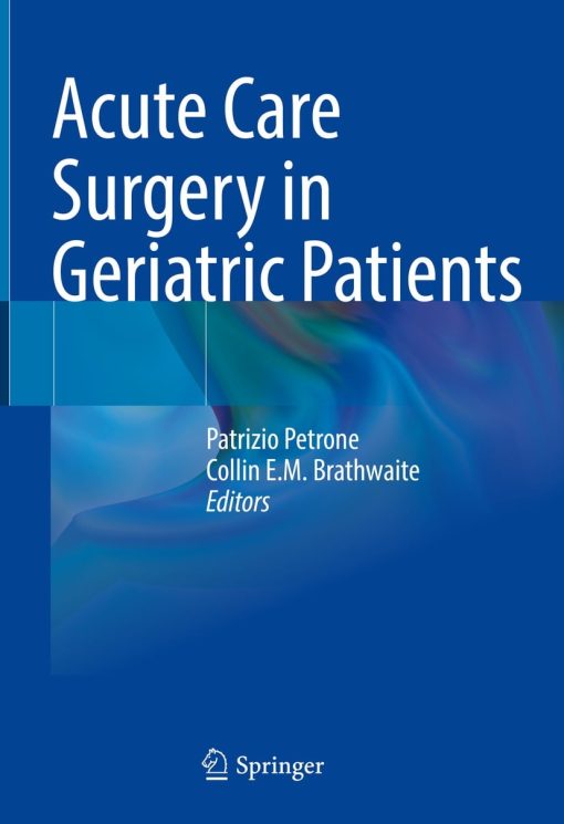 Acute Care Surgery in Geriatric Patients (PDF)