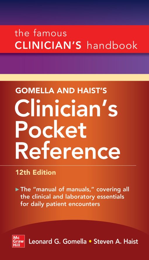 Gomella and Haist’s Clinician’s Pocket Reference, 12th Edition (PDF)