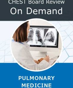 CHEST Pulmonary Medicine Board Review On Demand 2023 (Videos with subtitles + Audios + Slides + Quiz)