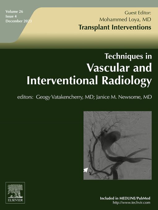 Techniques in Vascular and Interventional Radiology PDF