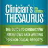 Clinician’s Thesaurus, 8th Edition: The Guide to Conducting Interviews and Writing Psychological Reports (PDF)