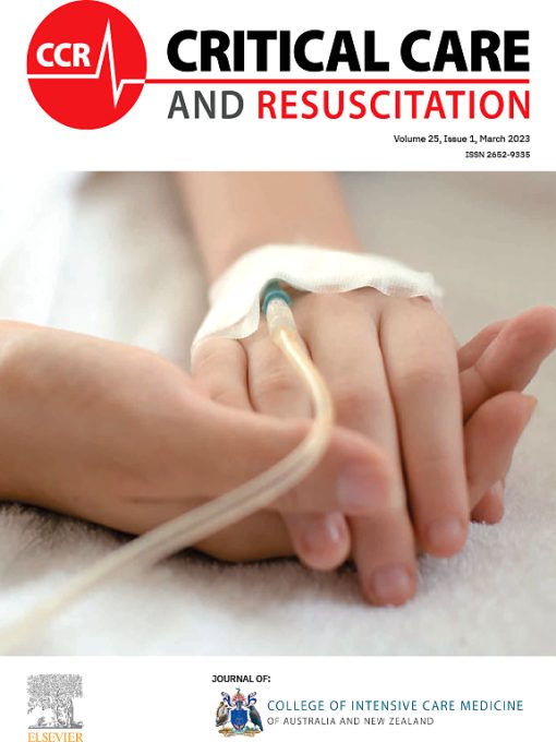 Critical Care and Resuscitation: Volume 25 (Issue 1 to Issue 4) 2023 PDF