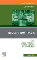 Dental Clinics of North America: Volume 66 (Issue 1 to Issue 4) 2022 PDF