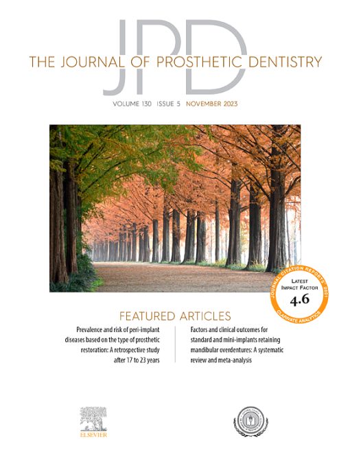 The Journal of Prosthetic Dentistry PDF