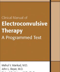 Clinical Manual of Electroconvulsive Therapy (PDF)