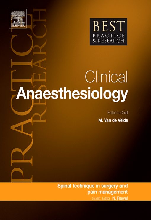 Best Practice & Research Clinical Anaesthesiology: Volume 37 (Issue 1 to Issue 4) 2023 PDF