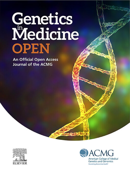 Genetics in Medicine Open: Volume 1, Issue 1 2023 PDF